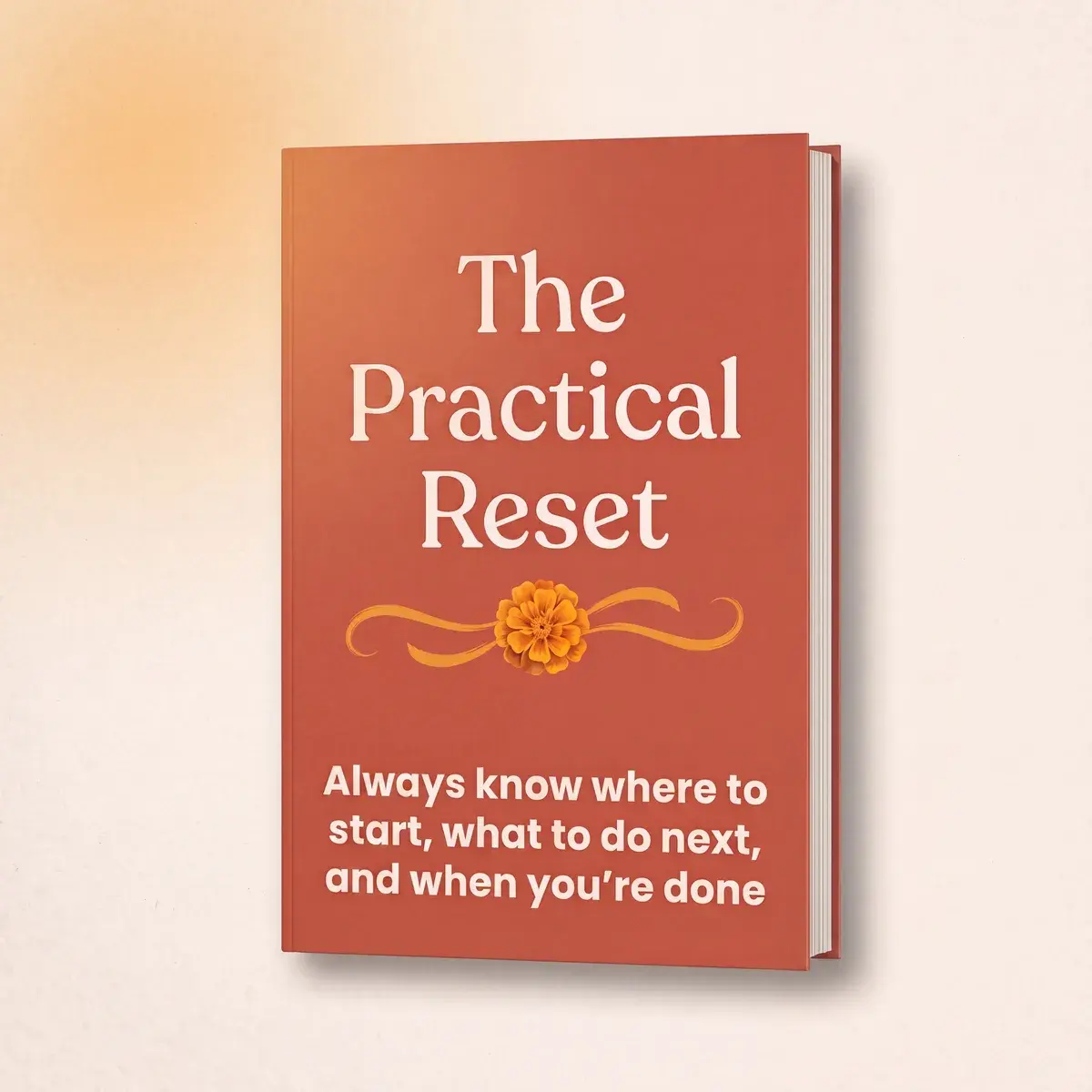 The Practical Reset ebook: always know where to start, what to do next, and when you're done.